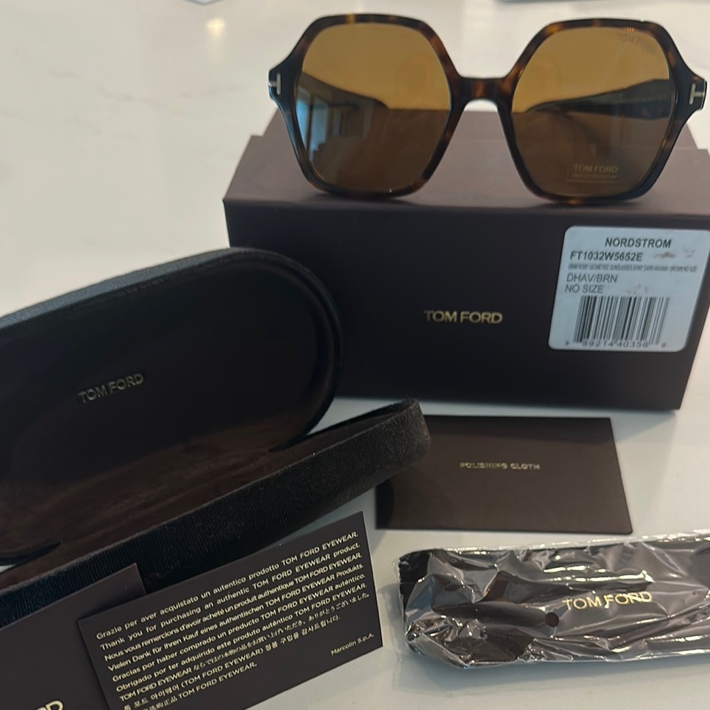 Tom Ford Tortoise Shell Sunglasses